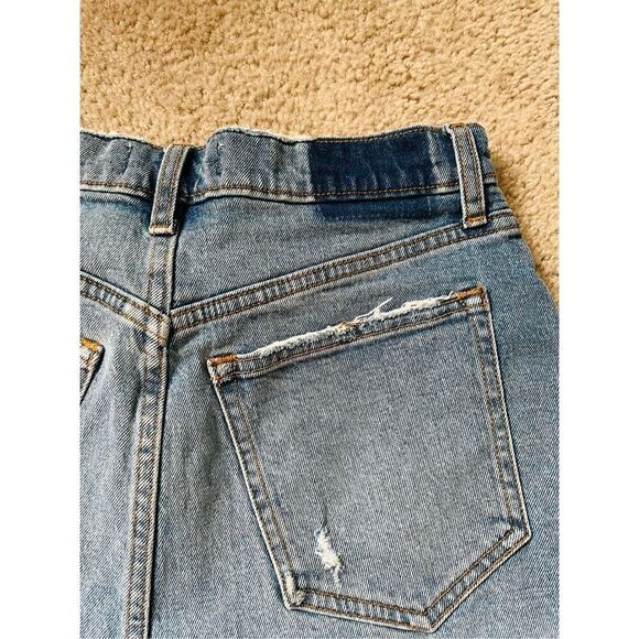 Abercrombie High Rise Cut Off Shorts Size 27 Distressed - Picture 9 of 9
